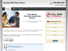 Tablet Screenshot of knoxvilleaccountingfirm.com